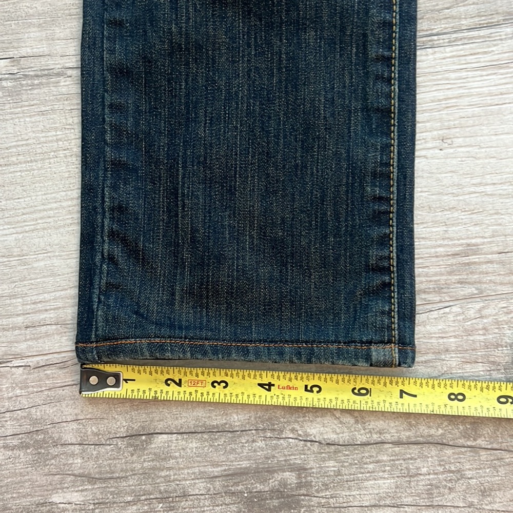 Lucky Brand Dungarees By Gene Montesano Sundown Straight Jeans Size 25 Reg - Picture 11 of 14